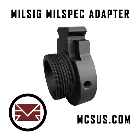 MCS Milsig Valken M17 A2 Milspec Barrel Nut Adapter