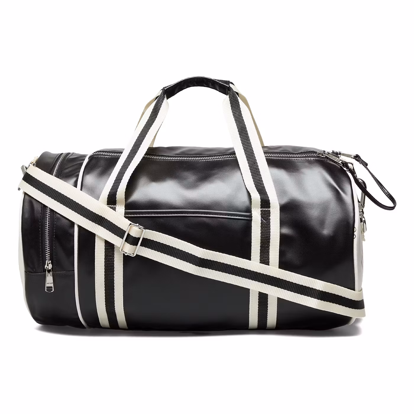 Fred Perry Classic Barrel Bag / Gymväska Black/Ecru