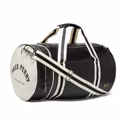 Fred Perry Classic Barrel Bag / Gymväska Black/Ecru