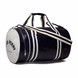 Fred Perry Classic Barrel Bag / Gymväska Navy/Ecru