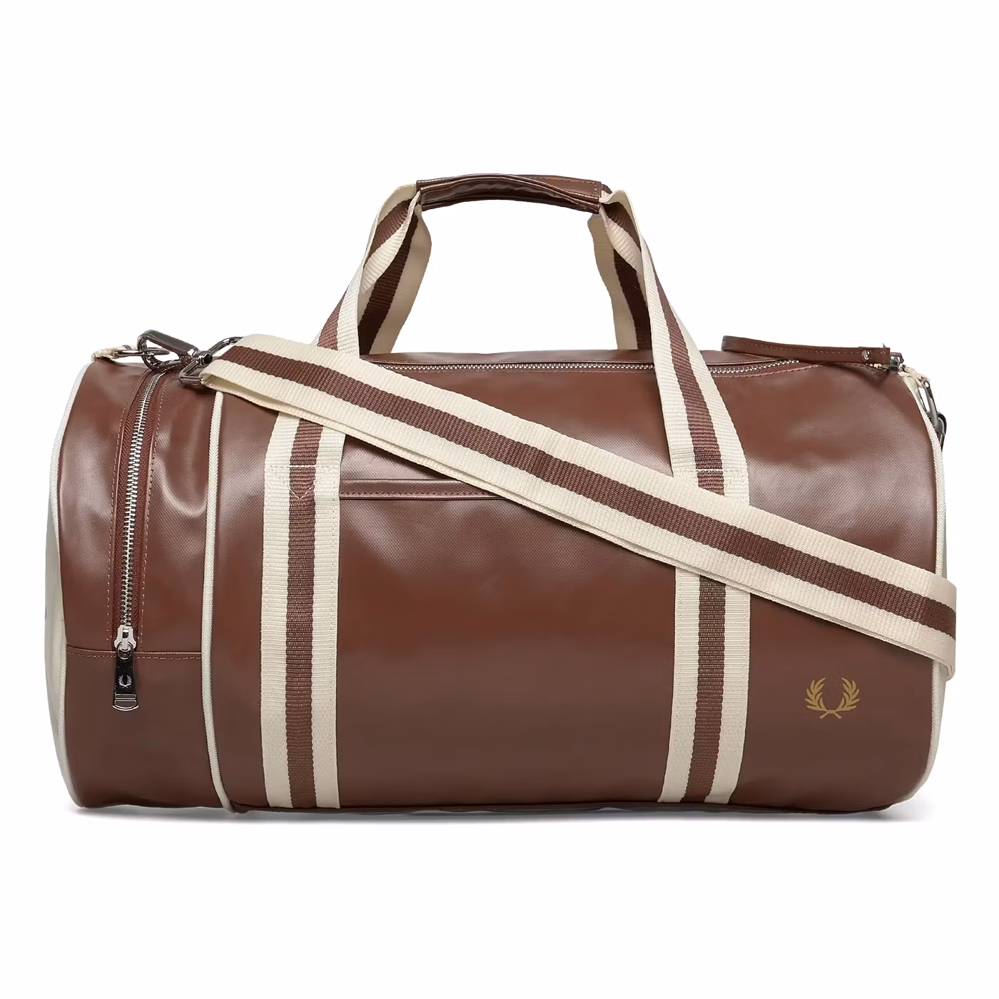 Fred Perry Classic Barrel Bag / Gymväska Tan/Ecru