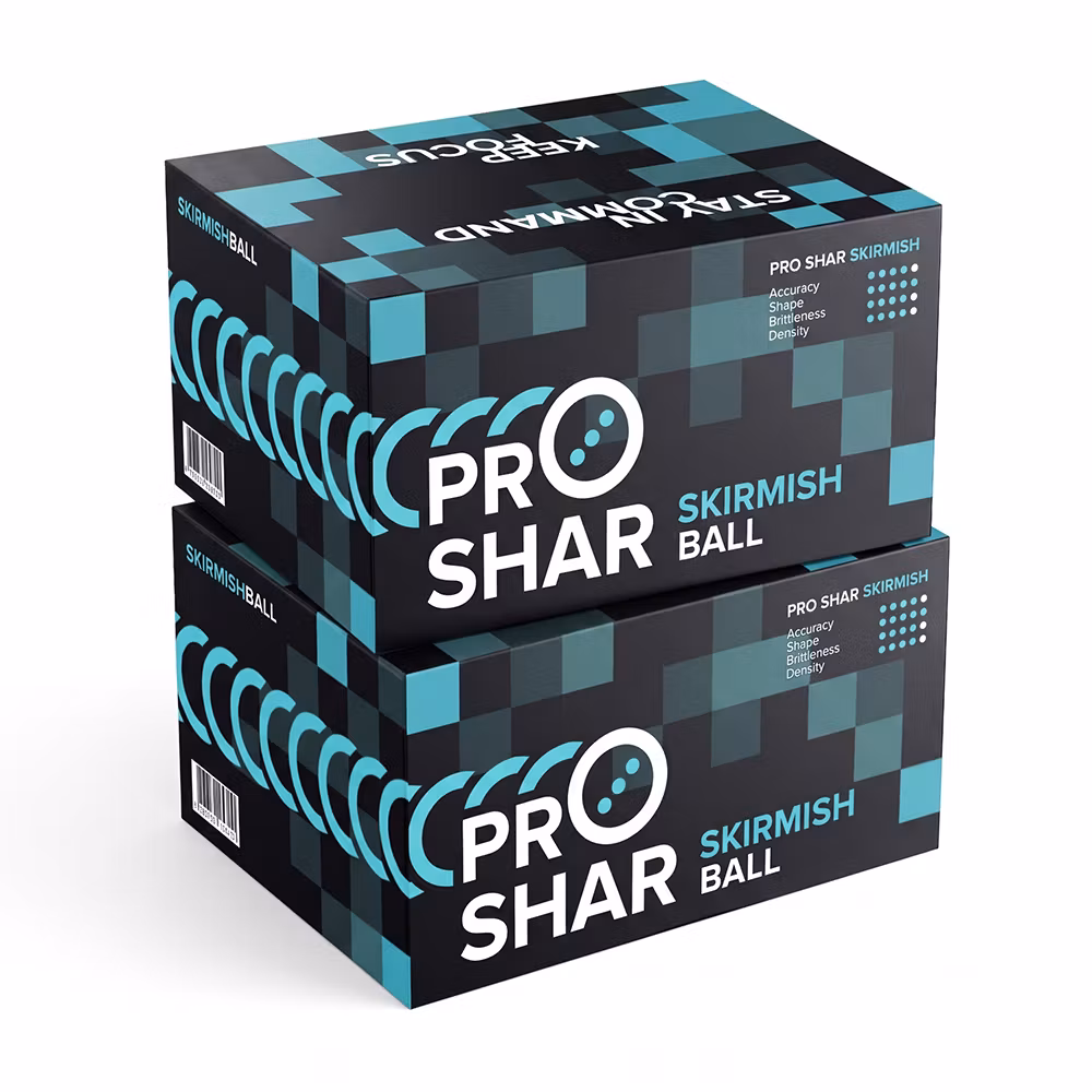 Pro-Shar Skirmish Paintballs .68 Kaliber 2-pack 4000st (Swedish Edition)