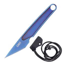 CRKT HangTi Blue Halskniv i Titan