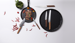 Victorinox Swiss Modern Santoku 17 cm Valnöt