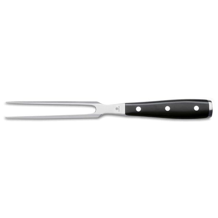 Wusthof Classic Ikon Stekgaffel 16cm svart