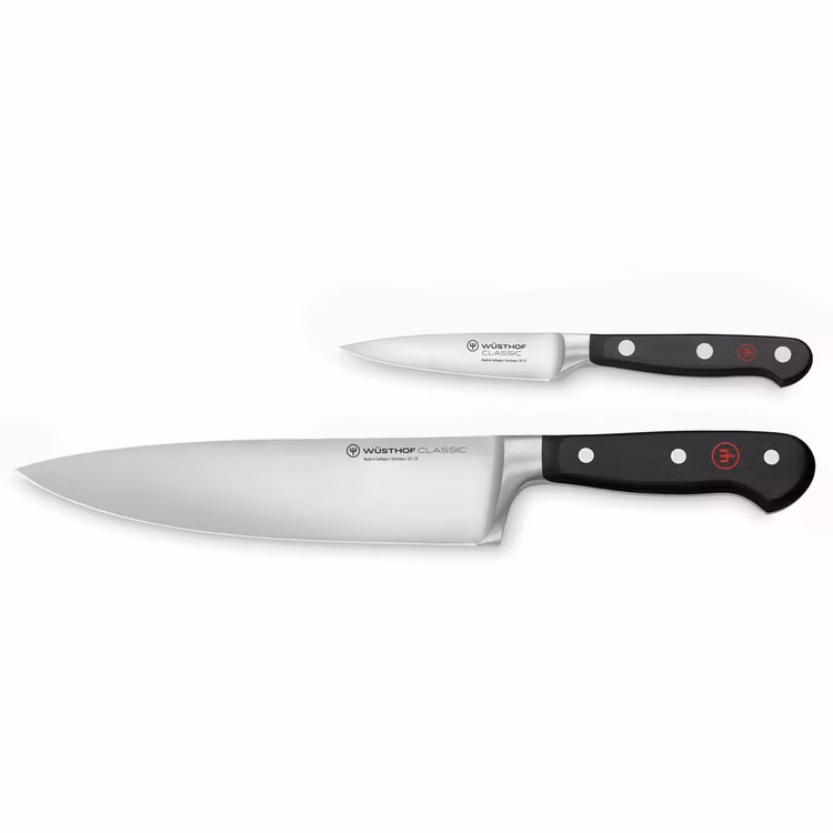 Wüsthof Classic Knivset 2 delar (Kockkniv/Skalkniv)