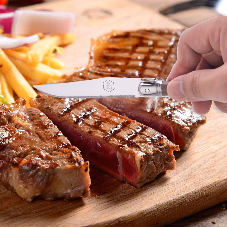 Laguiole Grillknivar 6-pack Valnöt