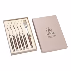 Laguiole Gafflar 6-pack Valnöt