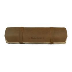 Alaskan Maker Knivrulle Canvas/Läder för 9 knivar Sand