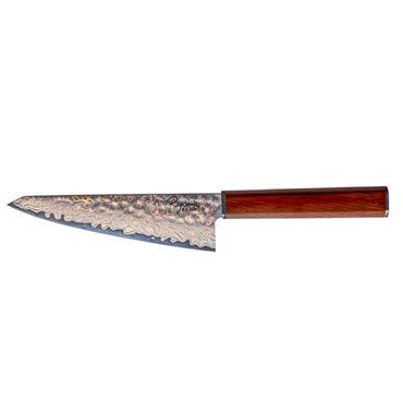Ryoma Rainbow Damascus Honesuki Urbeningskniv 14 cm