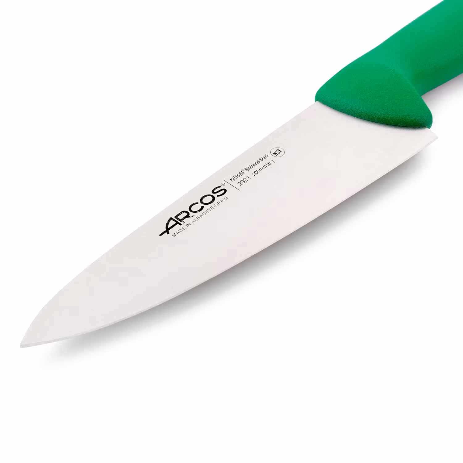 Arcos 2900 Kockkniv 20 cm Grön HACCP-godkänd
