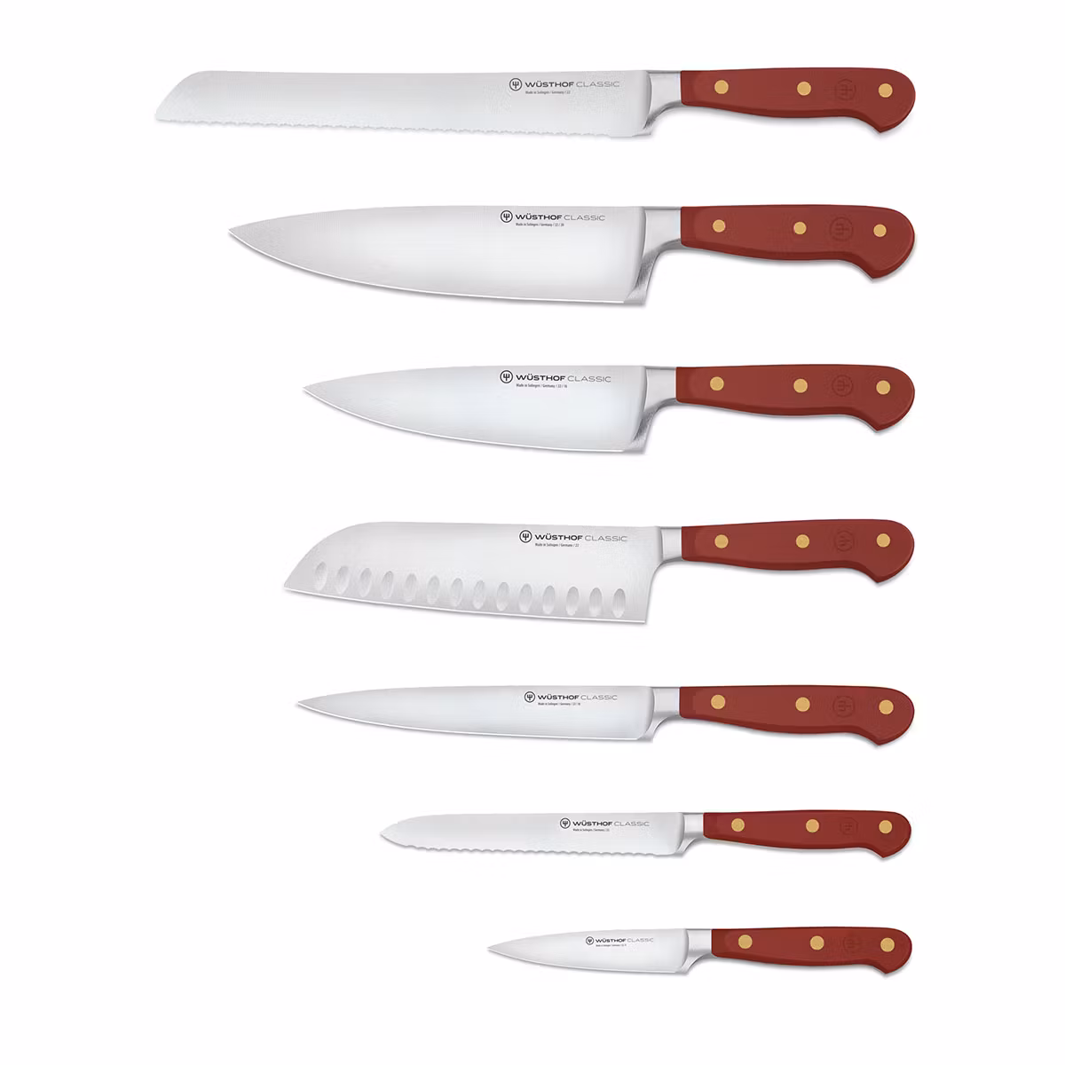 Wüsthof Classic Tasty Sumac Knivset 7 knivar + knivblock
