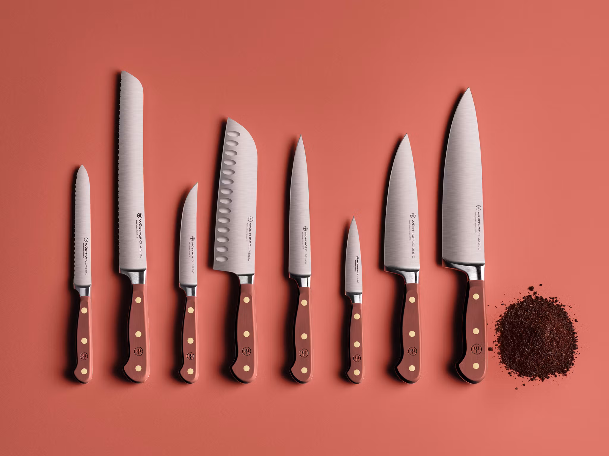 Wüsthof Classic Tasty Sumac Knivset 7 knivar + knivblock