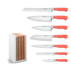 Wüsthof Classic Coral Peach Knivset 7 knivar + knivblock