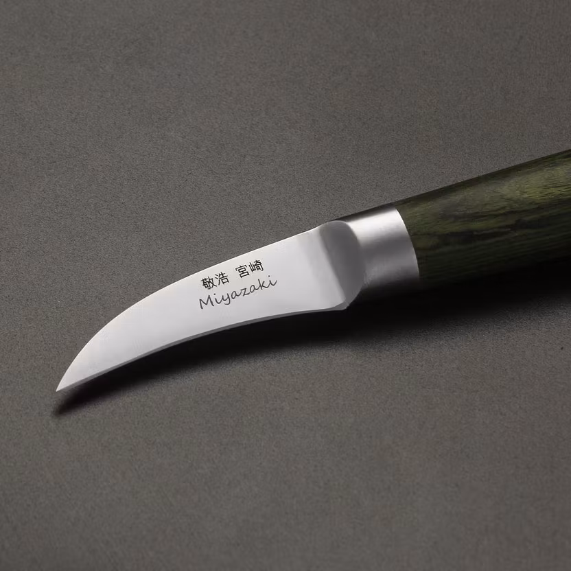 Miyazaki Kodawari Tournierkniv 6 cm Grön
