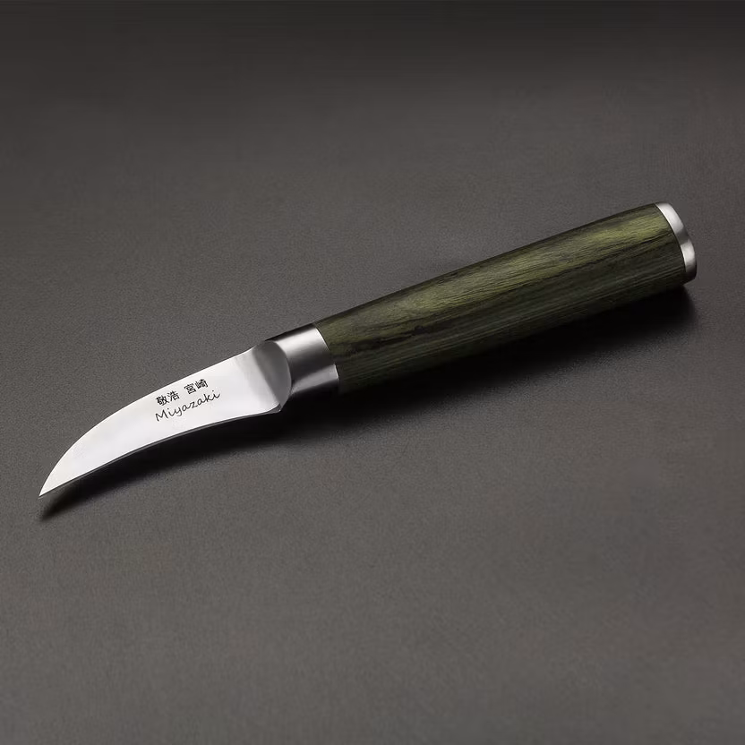 Miyazaki Kodawari Tournierkniv 6 cm Grön