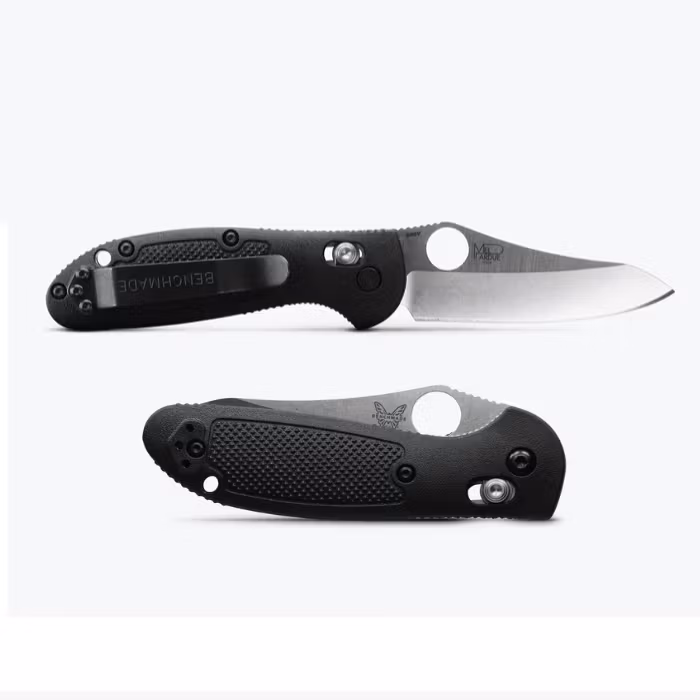 Benchmade Mini Griptilian Sheepsfoot 555-S30V, fällkniv med sheepsfoot-blad och Grivory-handtag