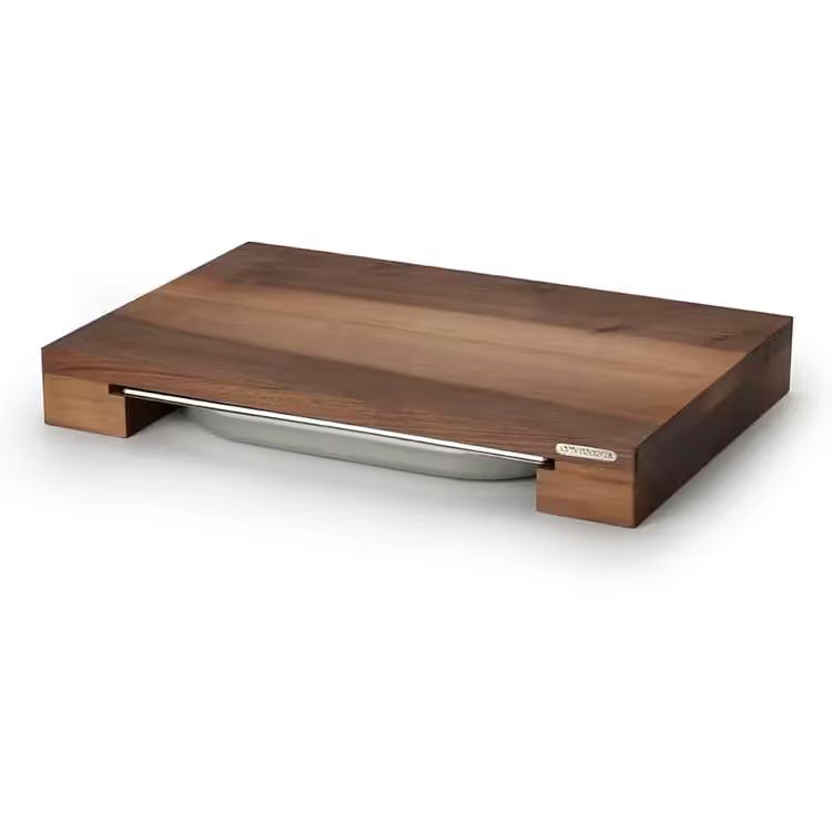 Continenta Skärbräda Valnöt med låda 39x27 cm