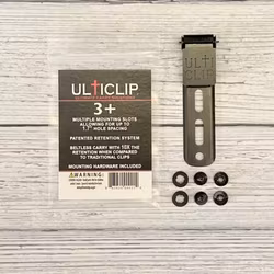 Ulticlip 3+ Clip för knivslida med flera skruvhål