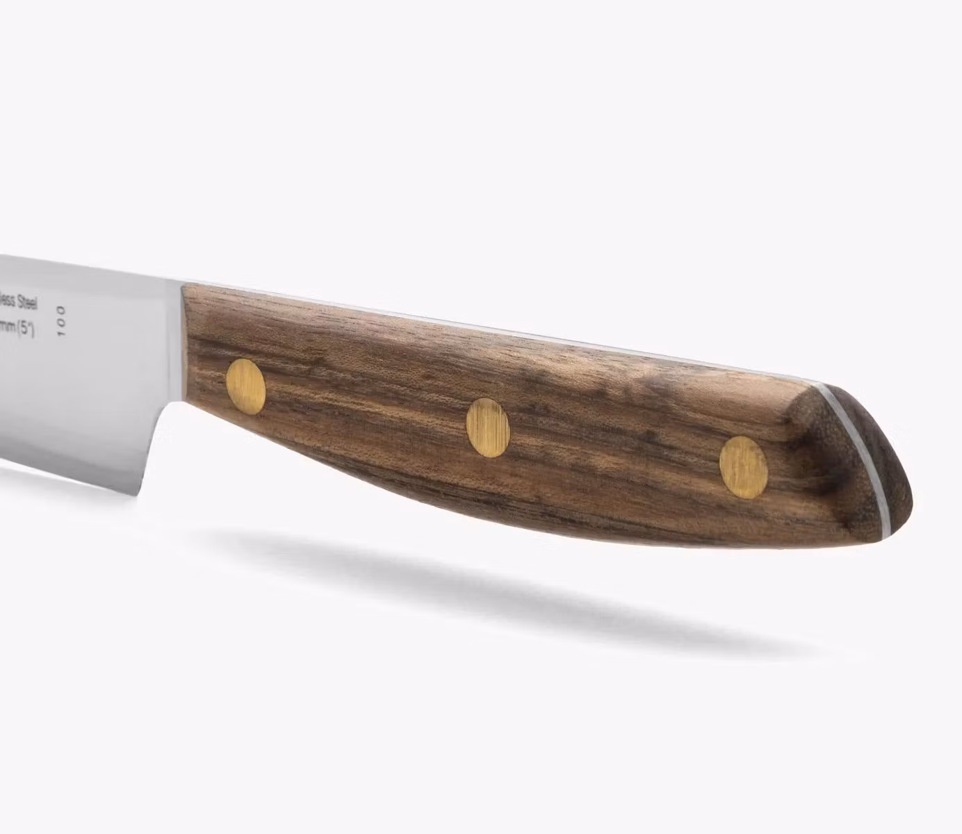 Arcos Nordika Allkniv 14 cm – handtag i Ovengkolträ med mässingsnitar