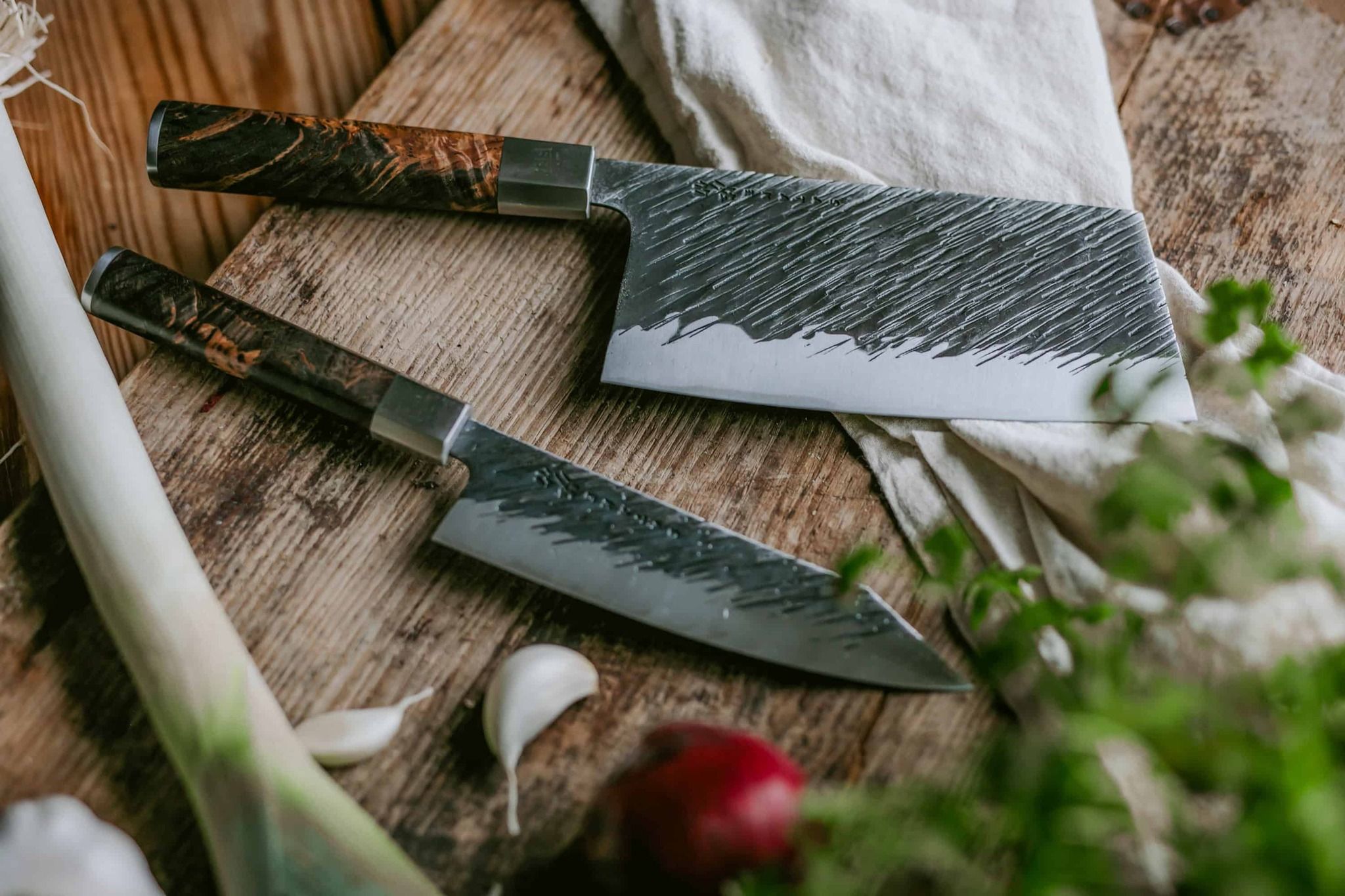 Satake Ame Kinesisk Kockkniv 17 cm
