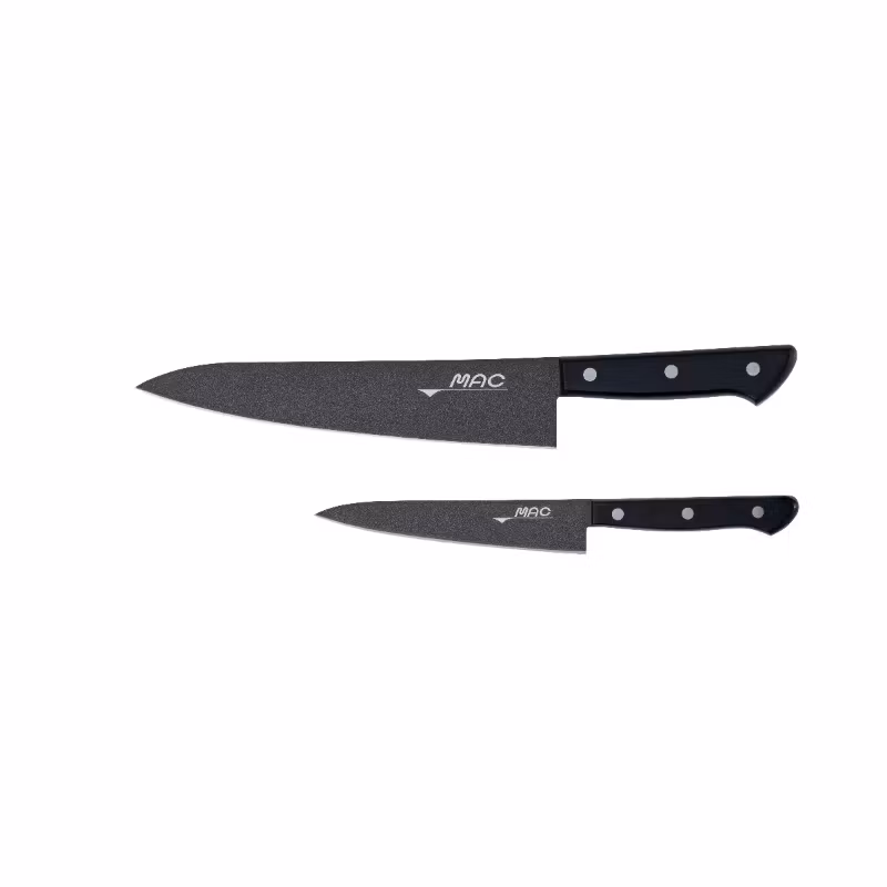 MAC Black Fluorine Knivset 2 knivar