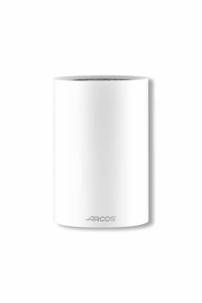 Arcos Taco Knivblock Universal Oval Vit