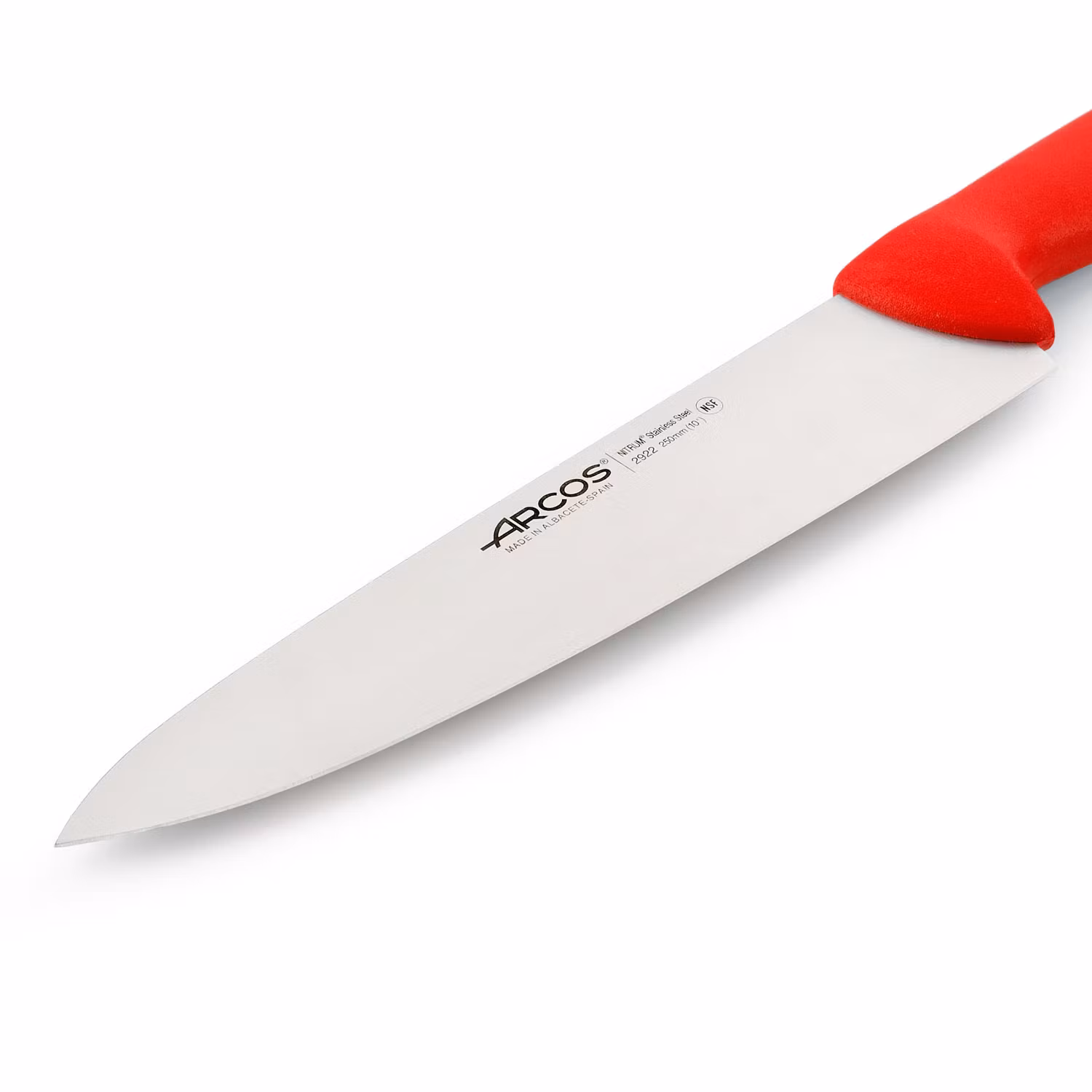 Arcos 2900 Kockkniv 25 cm Röd HACCP-godkänd