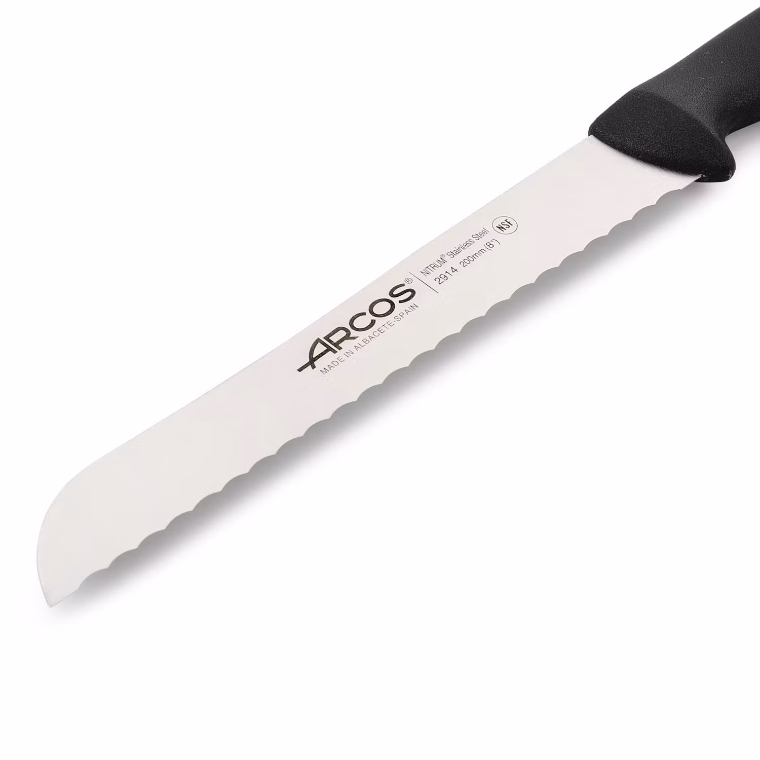Arcos 2900 Brödkniv 20 cm Svart