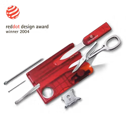 Victorinox SwissCard Lite Röd Transparent
