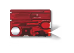 Victorinox SwissCard Lite Röd Transparent