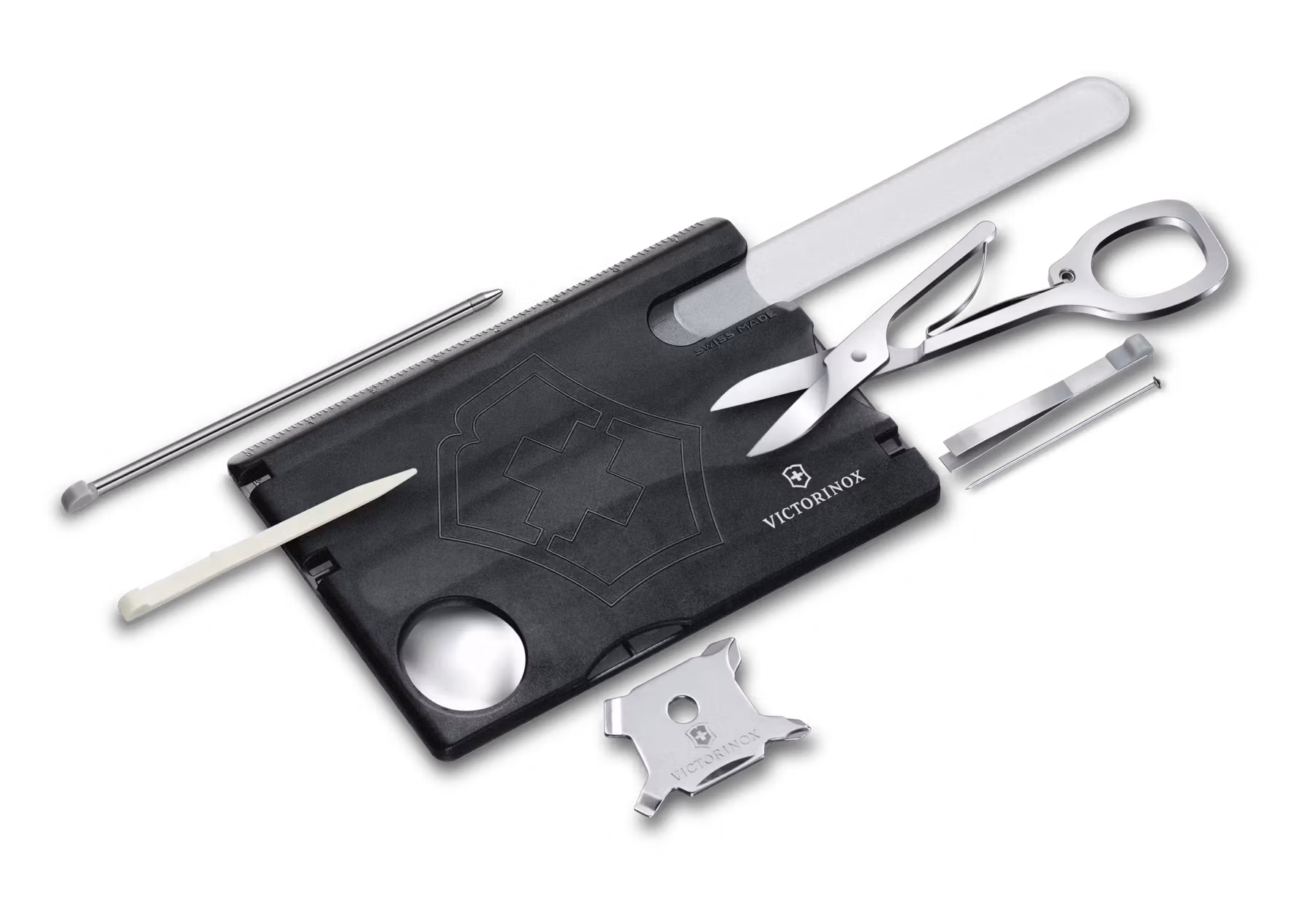 Victorinox SwissCard Nailcare Svart Transparent