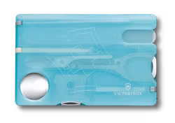 Victorinox SwissCard Nailcare Isblå Transparent