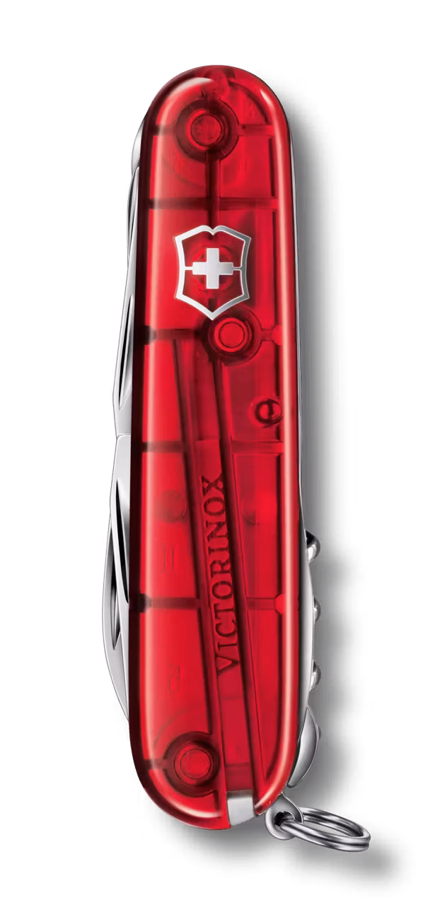 Victorinox Huntsman Fickkniv Röd Transparent