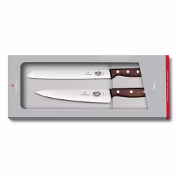 Victorinox Wood Knivset Kockkniv & Brödkniv