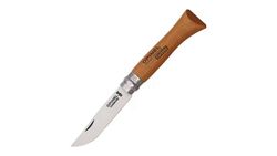 Opinel Fällkniv No6 i kolstål med trähandtag