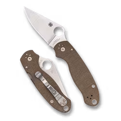 Spyderco Para 3 Micarta Cru-Wear Fällkniv