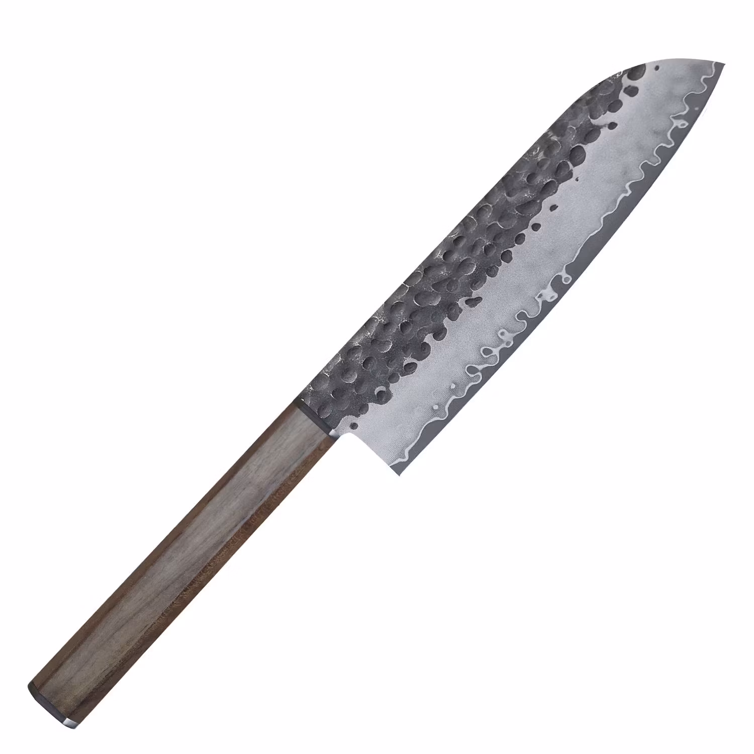 Ryoma Kurosan Santoku 18 cm, sedd från höger