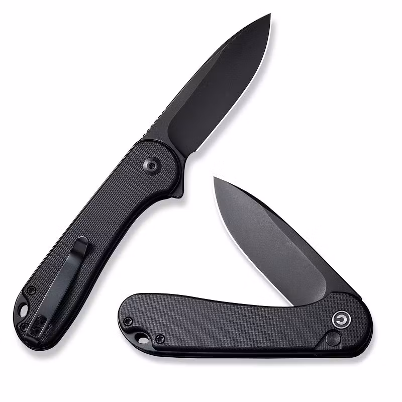 CIVIVI Elementum II Black fällkniv, helsvart med G10-handtag och svart blad
