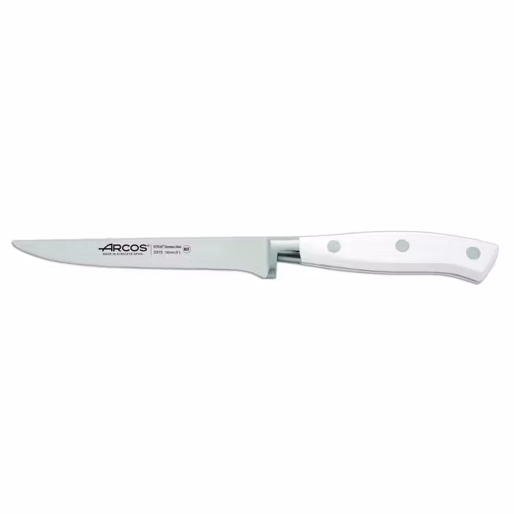 Arcos Riviera Urbeningskniv 13 cm Vit