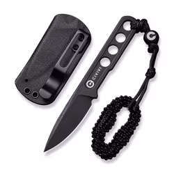 CIVIVI Circulus Black 10Cr15CoMoV Kniv med fast blad