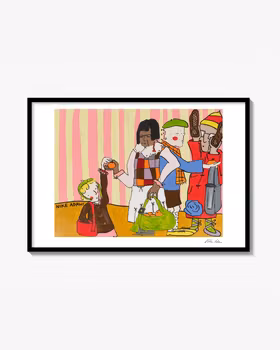 Alla vill ha apelsin - print