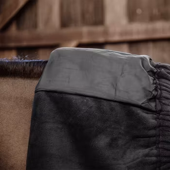 Heavy Fleece Horse Scarf Black