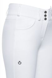 Cavalleria Toscana High Waist Silicone Full Seat Riding breeches White