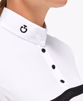 Cavalleria Toscana Jearsy Mesh S/S White