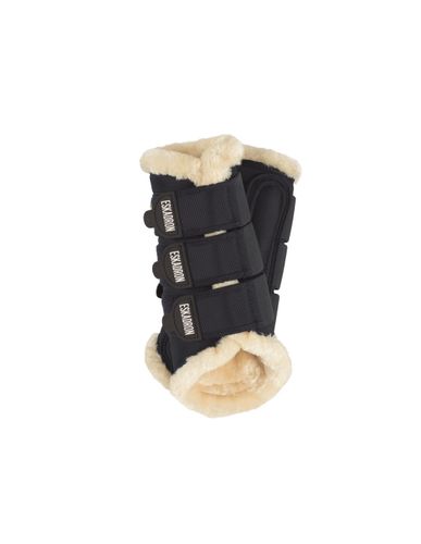 Eskadron Tendon boots FauxFur SVART