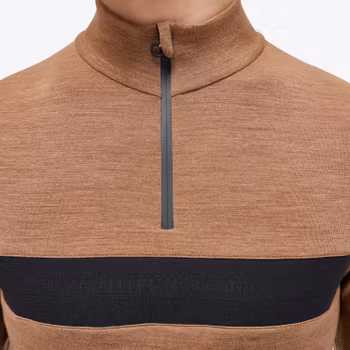 Cavalleria toscana tech wool half zip
