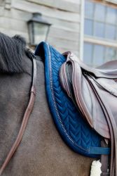 Kentucky velvet pearls Blå