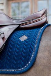 Kentucky velvet pearls Blå