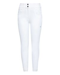 Trolle Athl High Waist Breeches Full Grip - White